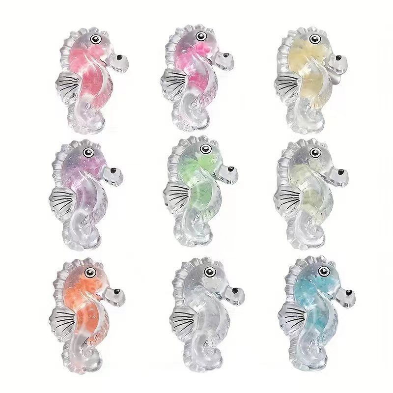 Marine Life Aquariums - 20Pcs Fluorescent seahorse marine life pendant,