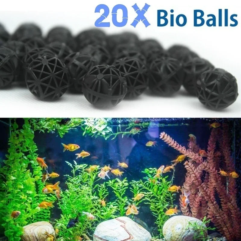 Marine Aquarium & Regional Centre - 20Pcs 16mm Aquarium Filter Bio Balls