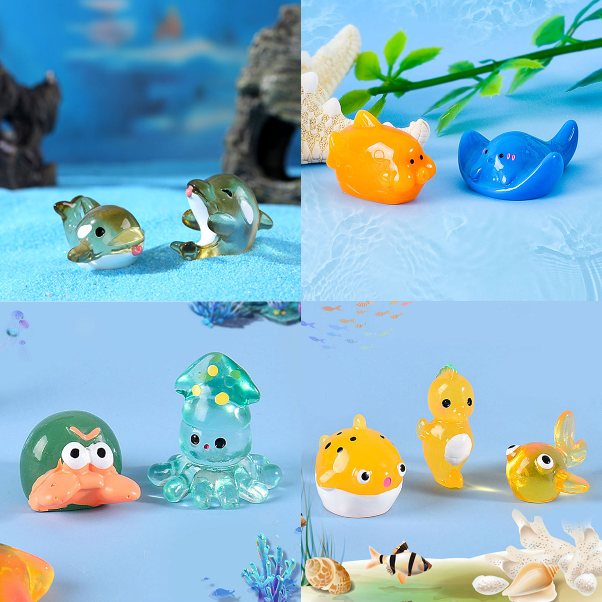 Mini Ocean Resin Animals Tiny  - Marine Aquarium & Regional Centre ulasan dan harga