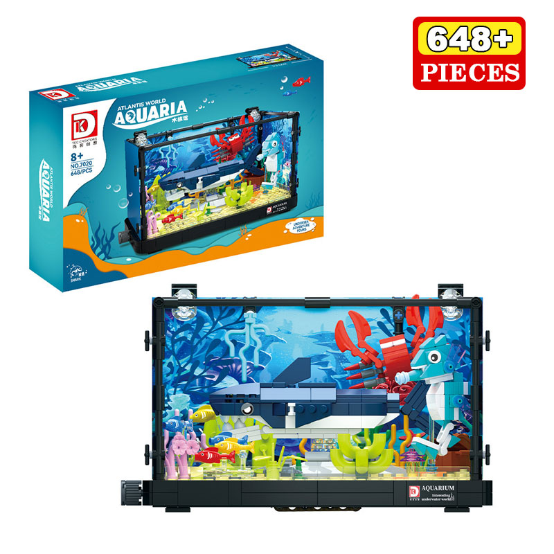 648PCS Shark Ecosystem Tank Bu - Aquarium Marine World ulasan dan harga