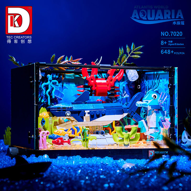 648PCS Shark Ecosystem Tank Bu - Aquarium Marine World ulasan dan harga