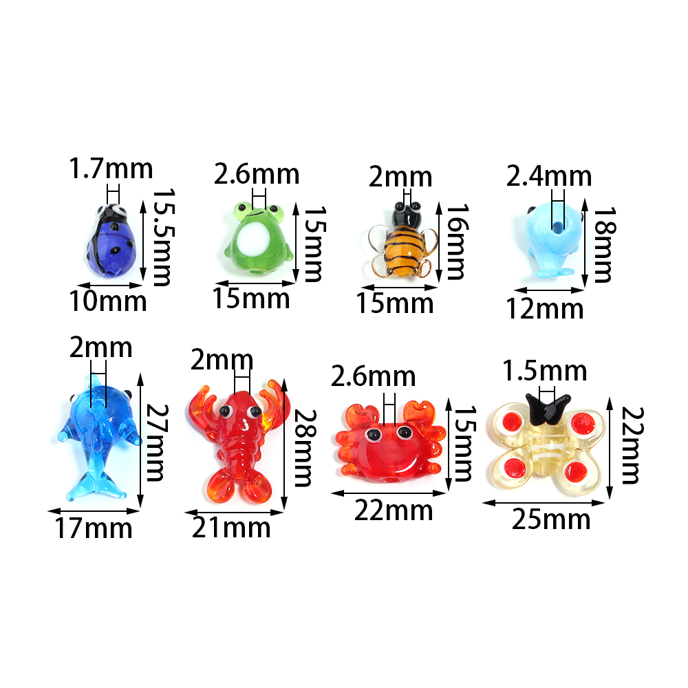 2Pcs Glass Pendant Marine Anim - Marine Aquarium & Regional Centre ulasan dan harga