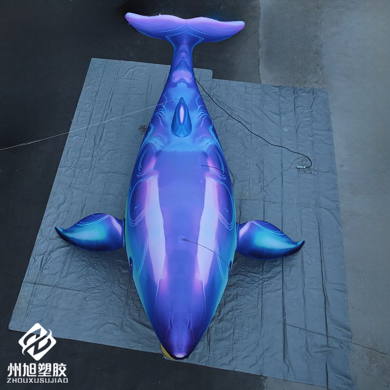 Inflatable blue whale, used as - Marine Life Aquariums ulasan dan harga