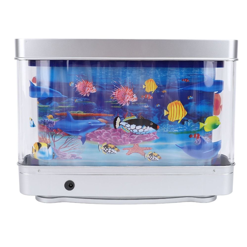 Decorative LED Fake Fish Tank  - Marine Life Aquariums ulasan dan harga