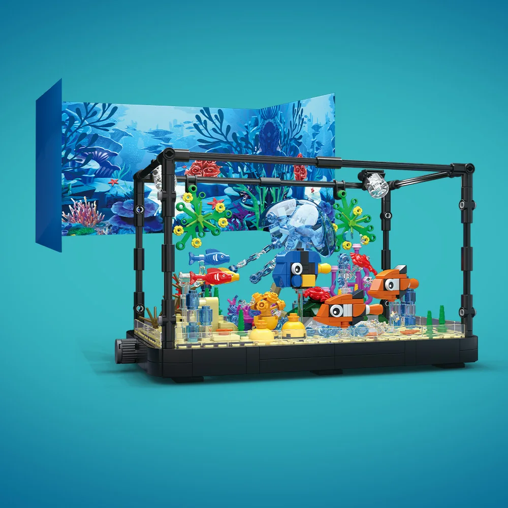 Fish Tank Building Block Set w - Marine Aquarium & Regional Centre ulasan dan harga