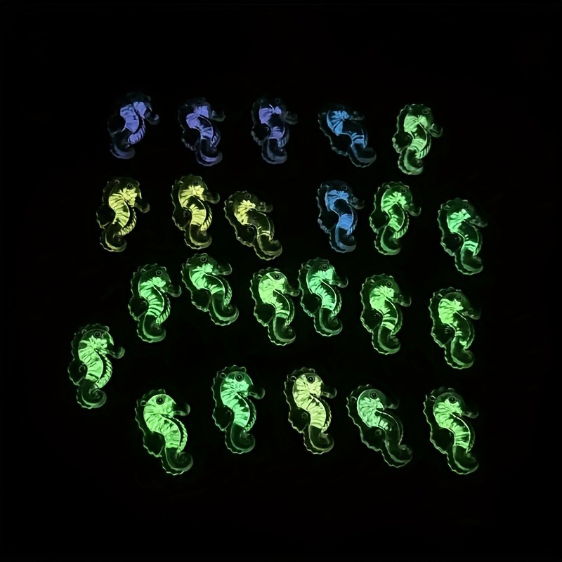 20Pcs Fluorescent seahorse mar - Marine Life Aquariums ulasan dan harga