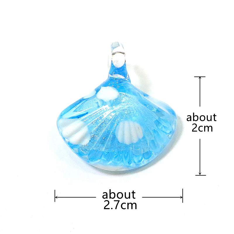 Colorful Mini Sea Shell Charm  - Marine Life Aquariums ulasan dan harga