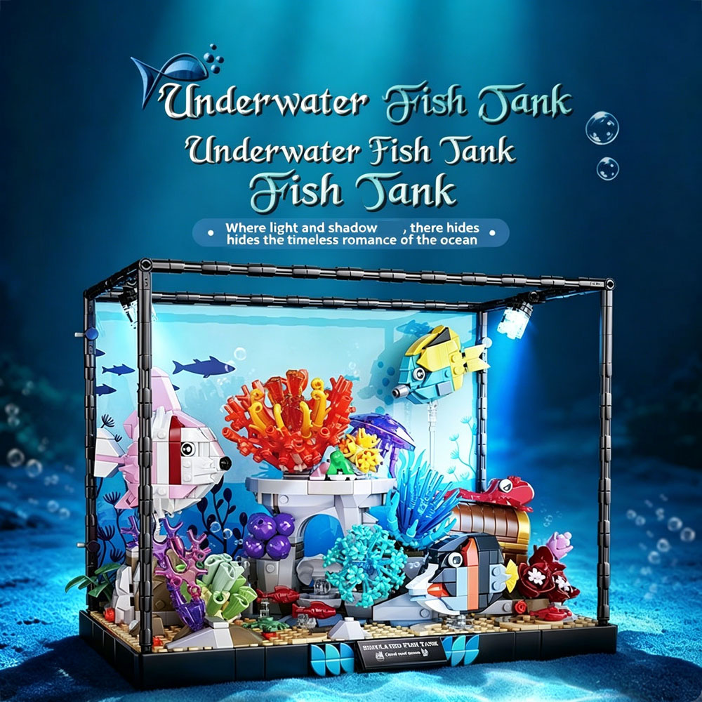 Ocean World Fish Tank Marine L - Aquarium Marine World ulasan dan harga