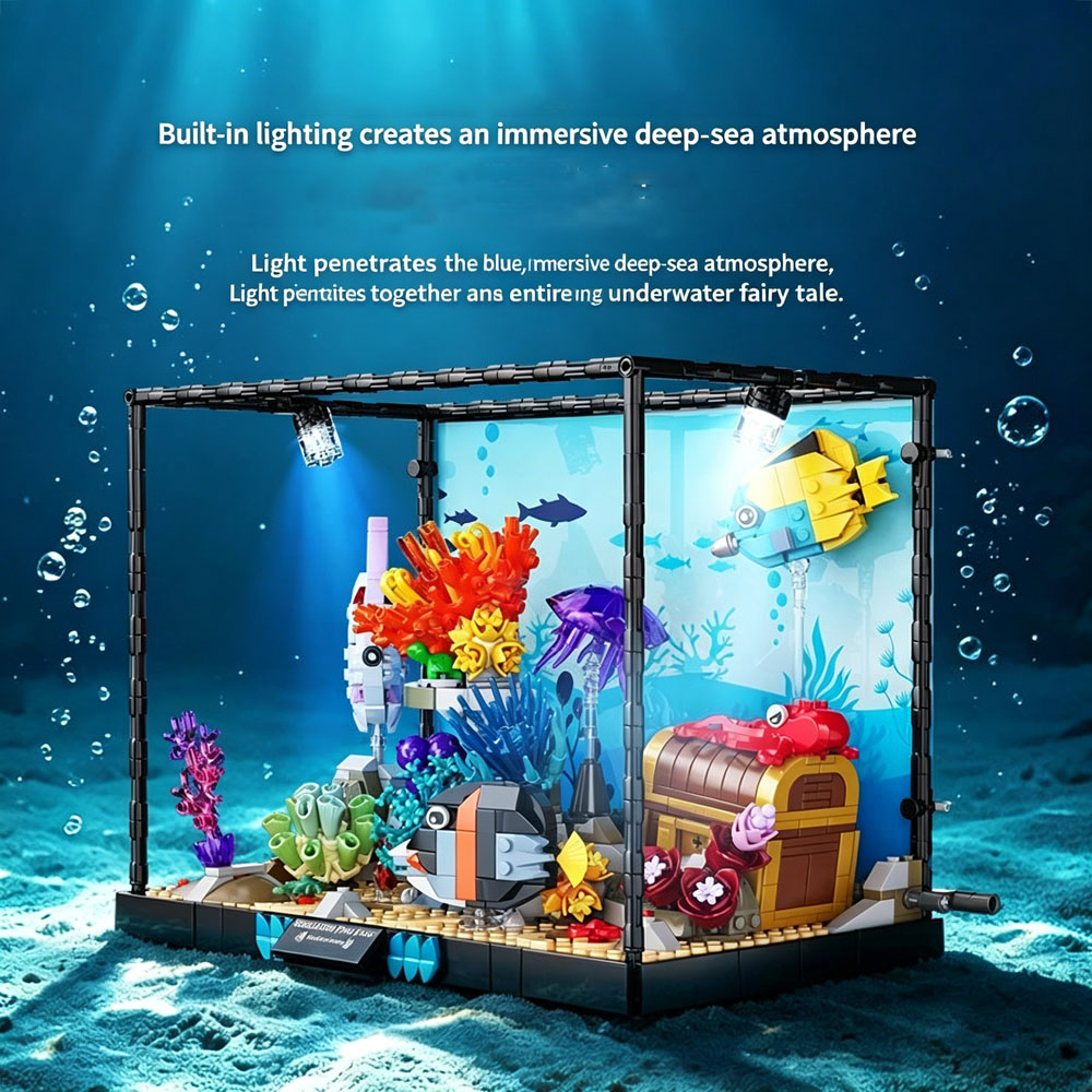 Ocean World Fish Tank Marine L - Aquarium Marine World ulasan dan harga