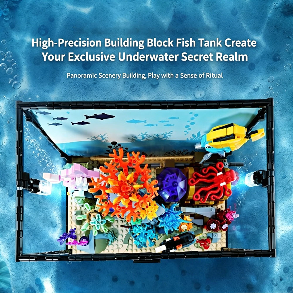 Ocean World Fish Tank Marine L - Aquarium Marine World ulasan dan harga