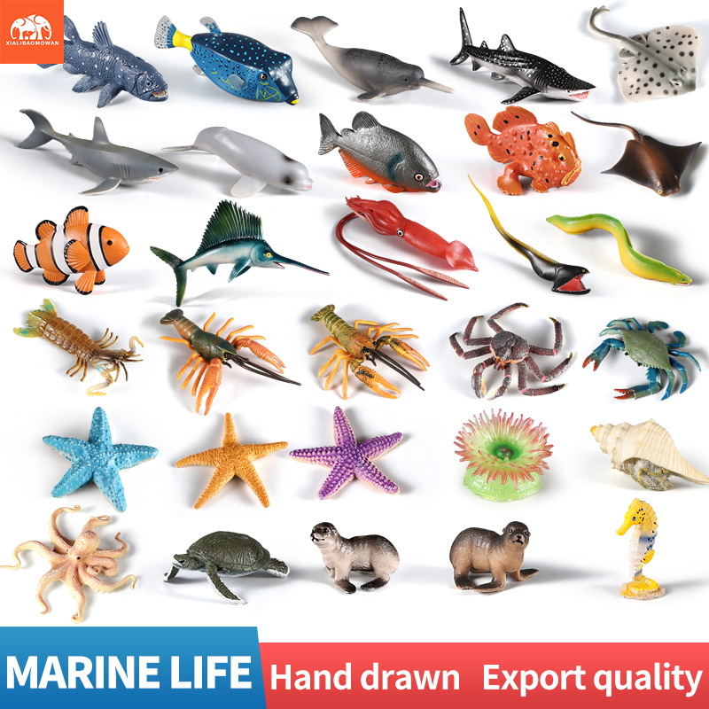 Sea Life Animal Action Figures - Marine Life Aquariums ulasan dan harga