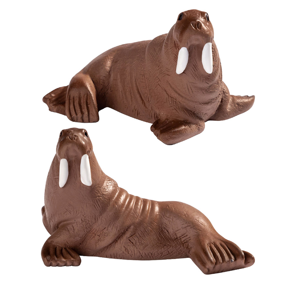 2Pcs Mini Resin Walrus Marine  - Marine Aquarium & Regional Centre ulasan dan harga